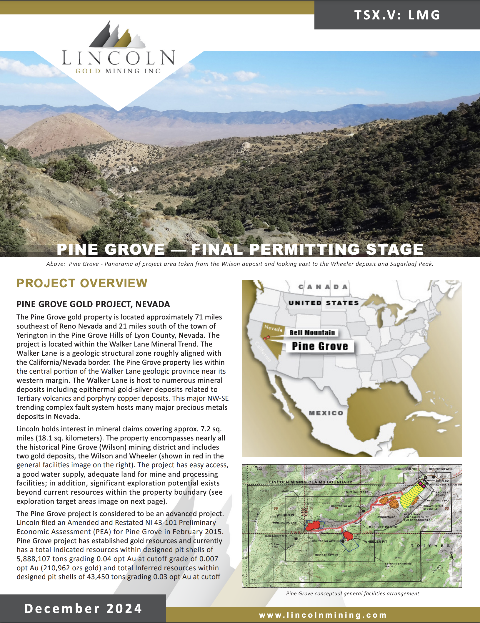 Pine Grove Factsheet